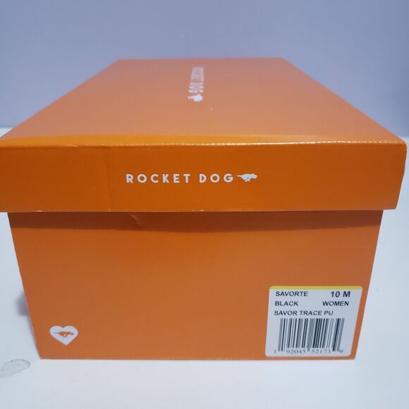 Rocket Dog NWT Black Faux Leather Adjustable Sandals Women's Sz 10M - Picture 7 of 11